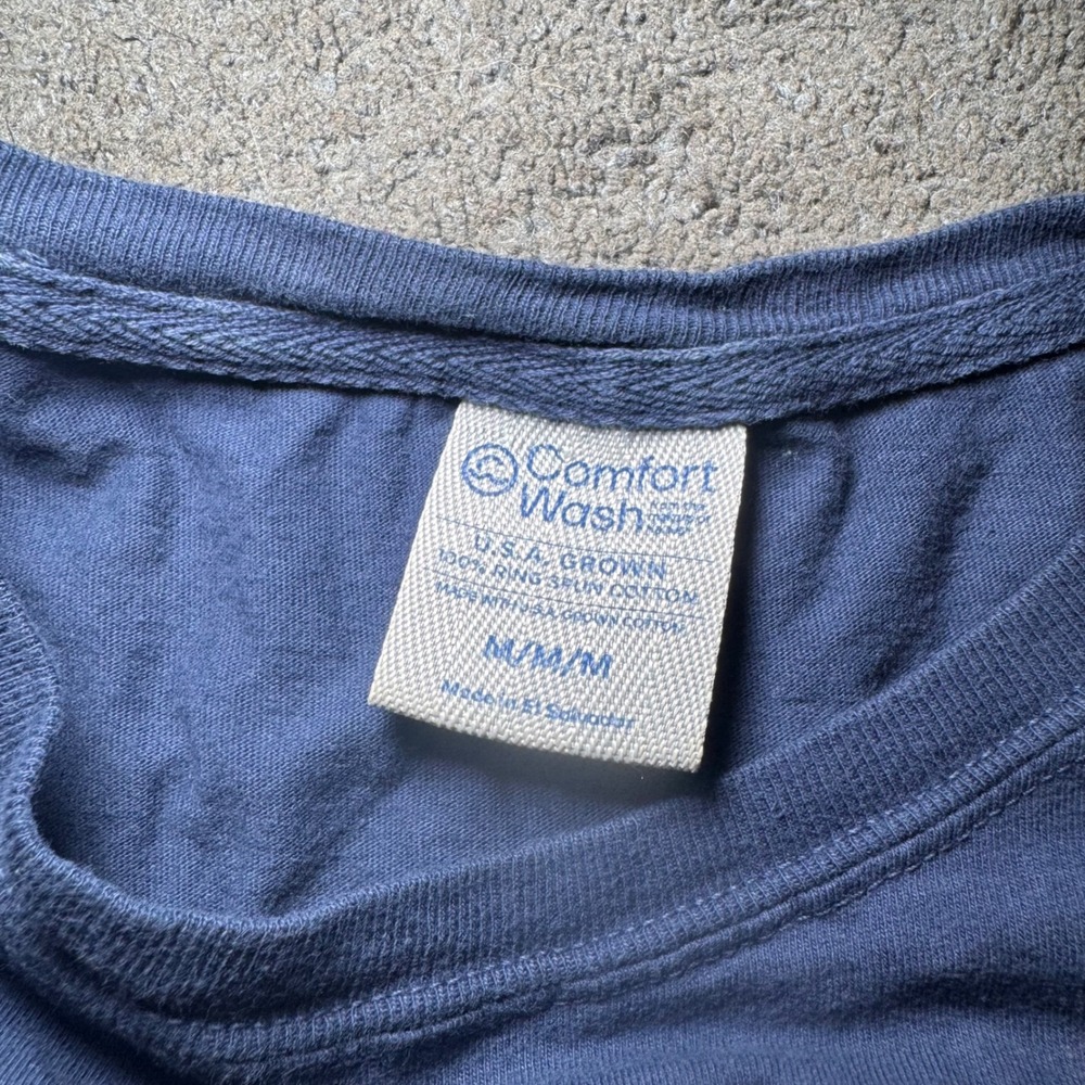 Miller Milwaukee Beer Graphic T-Shirt Mens Medium Navy Blue Comfort Wash Cotton - Picture 3 of 7